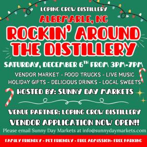 Rocking Around the Distillery (Dec 6th)