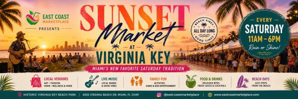 Sunset Market at VIrginia Key