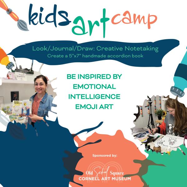 Cornell Art Museum Kids Art Camp - Look/Journal/Draw:  Creative Notetaking