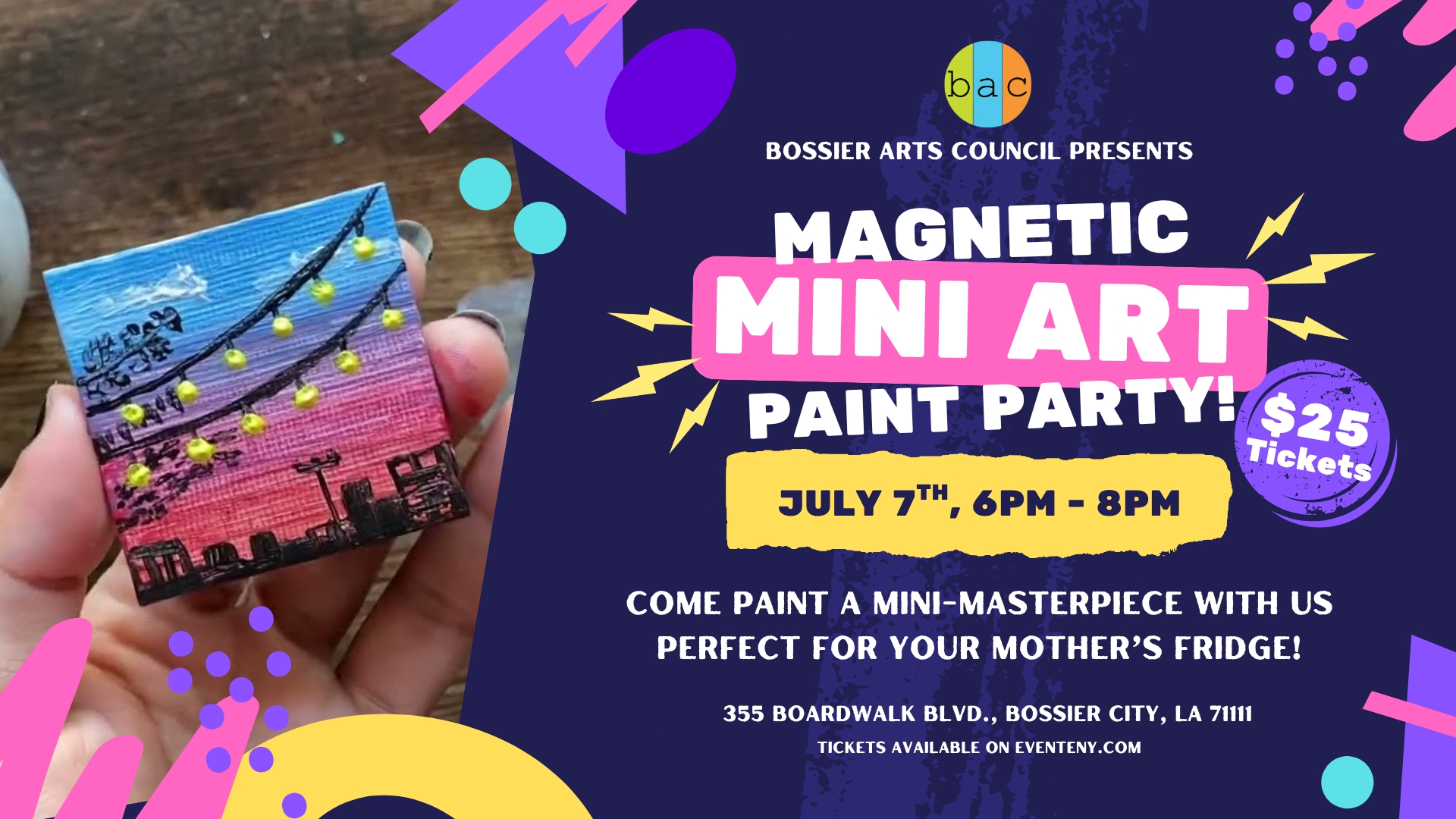 Magnetic Mini Art Paint Party