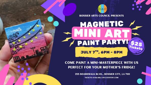 Magnetic Mini Art Paint Party