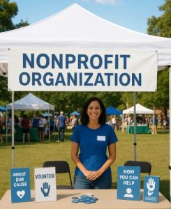 Non-Profit Organization  Activity Booth