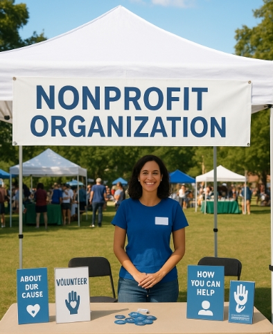 Non-Profit Organization Activity Booth Non-Profit Organization Activity Booth