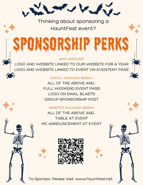 Sponsor Application - Harvest of Horrors 2026