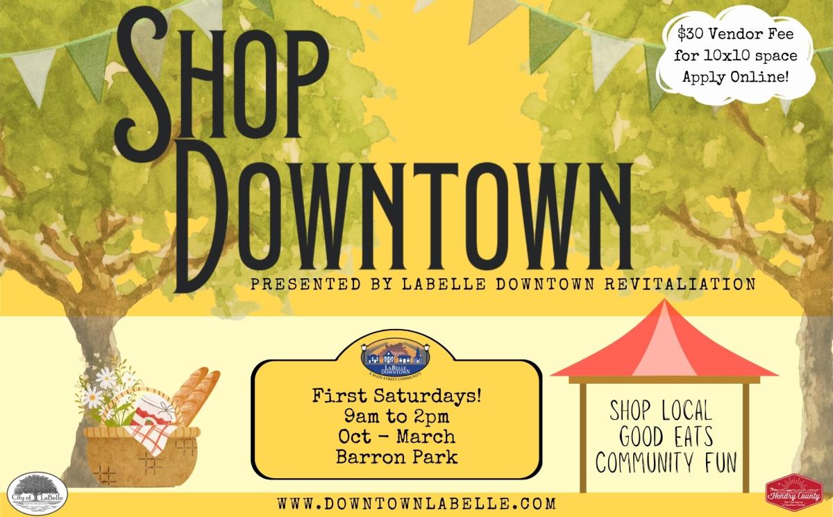 Shop Downtown Outdoor Saturday Market 2025-2026