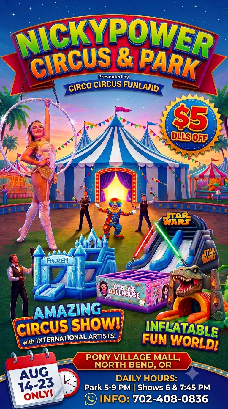 North Bend. NickyPower Circus & Park