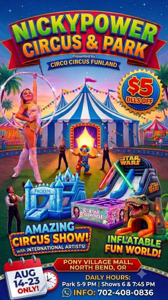 North Bend. NickyPower Circus & Park
