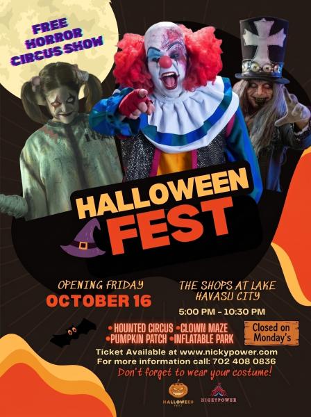 HALLOWEEN FEST at Lake Havasu, AZ.