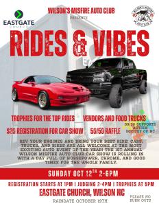 Rides & Vibes Car Show Sponsorship