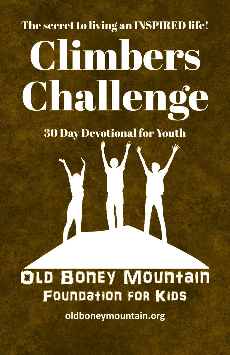 Youth group leader's  request for  "Climbers Challenge" devotional books cover image
