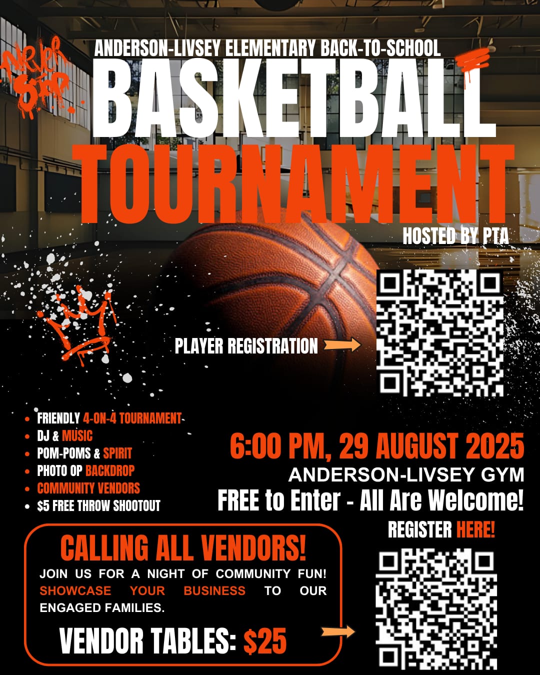 Anderson-Livsey Elementary Back-to-School Basketball Tournament