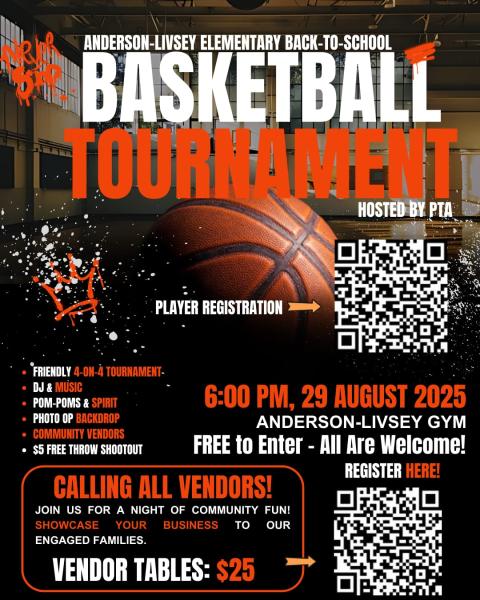 Anderson-Livsey Elementary Back-to-School Basketball Tournament