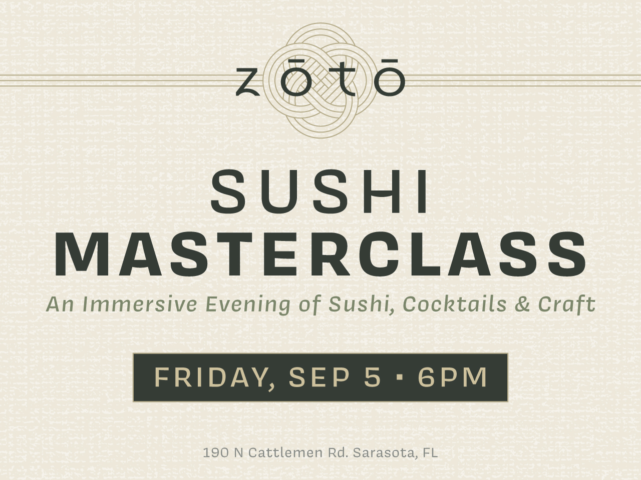Zōtō Sushi Masterclass cover picture