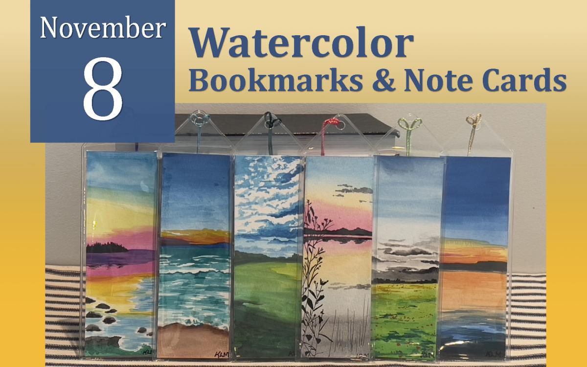 Watercolor Bookmarks & Notecards cover picture