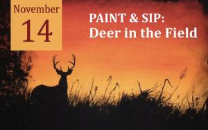 PAINT & SIP: Deer in the Field cover picture