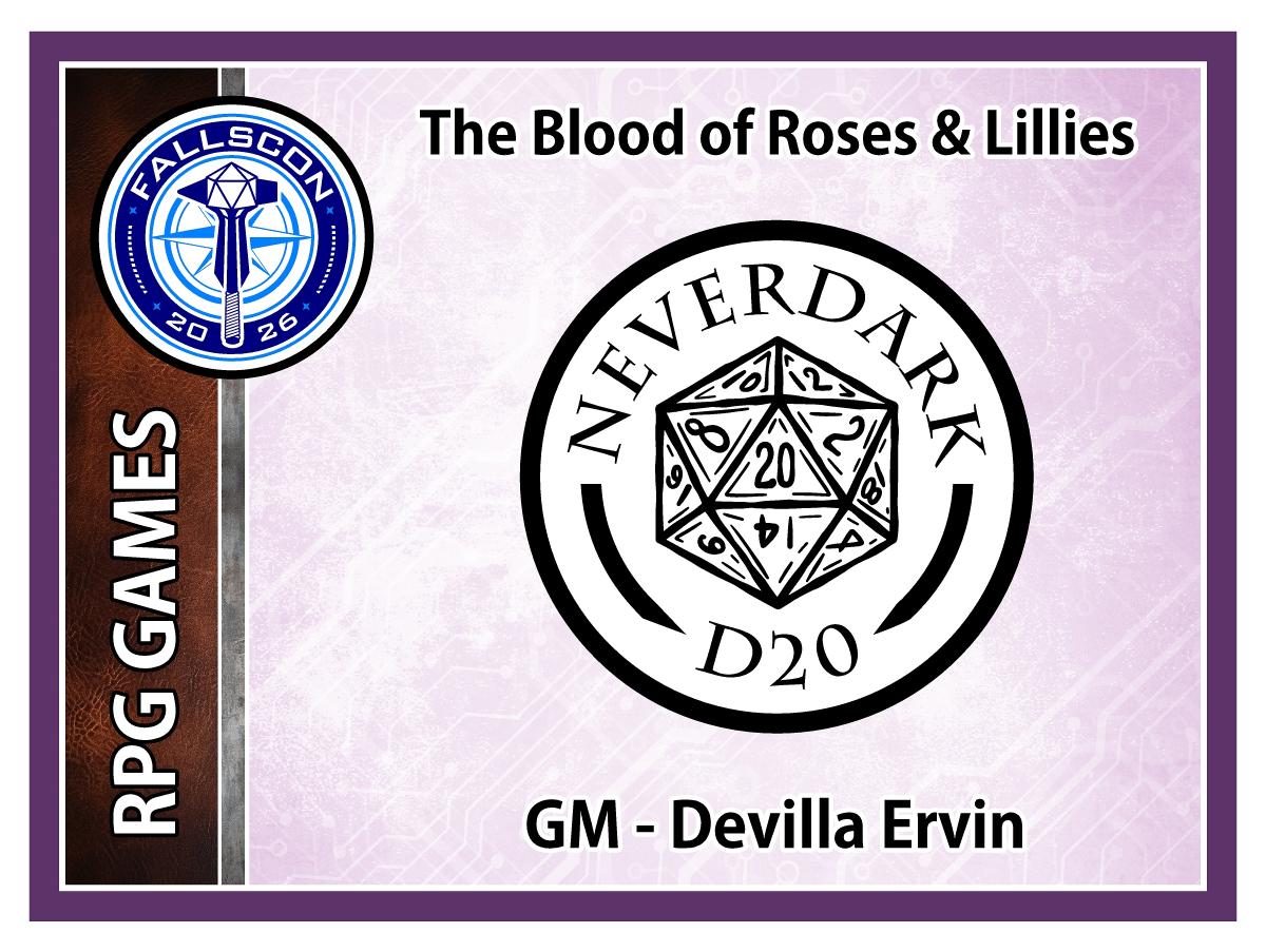 The Blood of Roses and Lillies: The Scarlet Ledger (NeverDark D20) cover picture