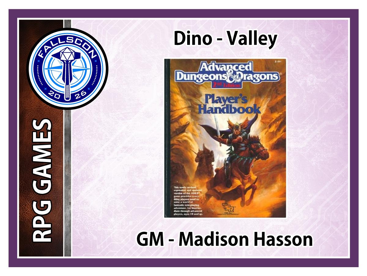 Dino-Valley (D&D 2e) cover picture