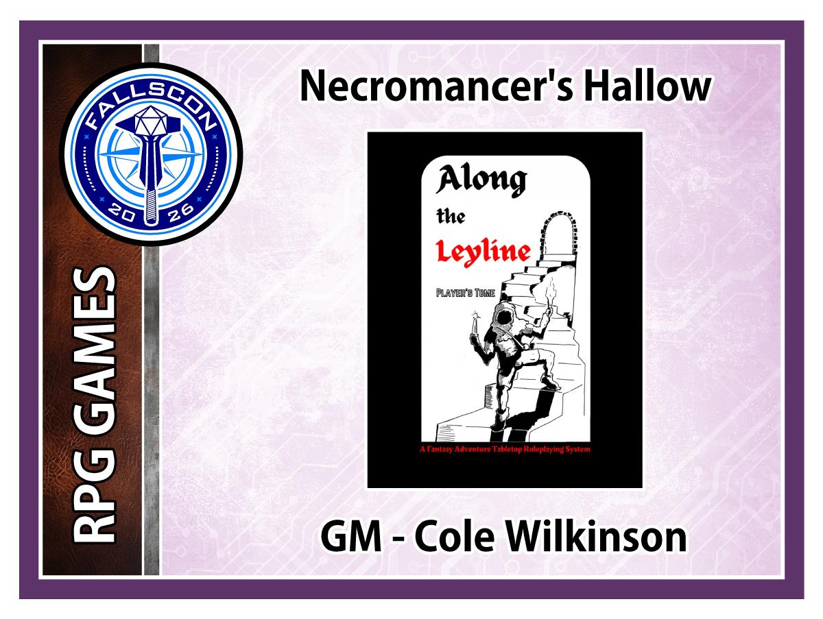 Necromancer's Hallow - Along the Leyline cover picture