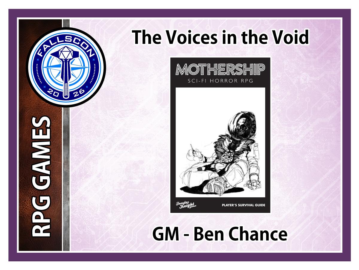 The Voices in the Void - Mothership RPG cover picture