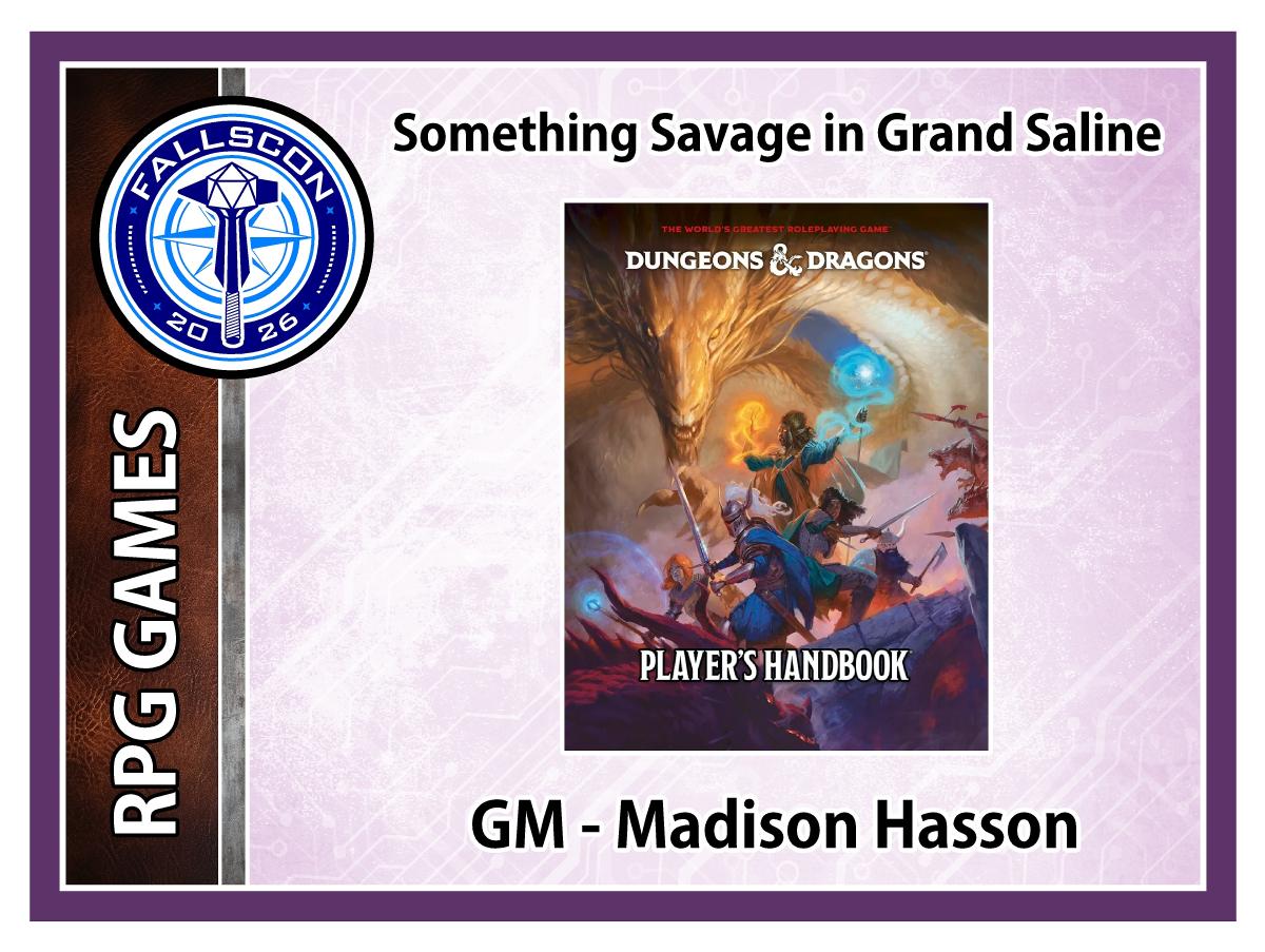 Something Savage in Grand Saline (D&D 5e) cover picture
