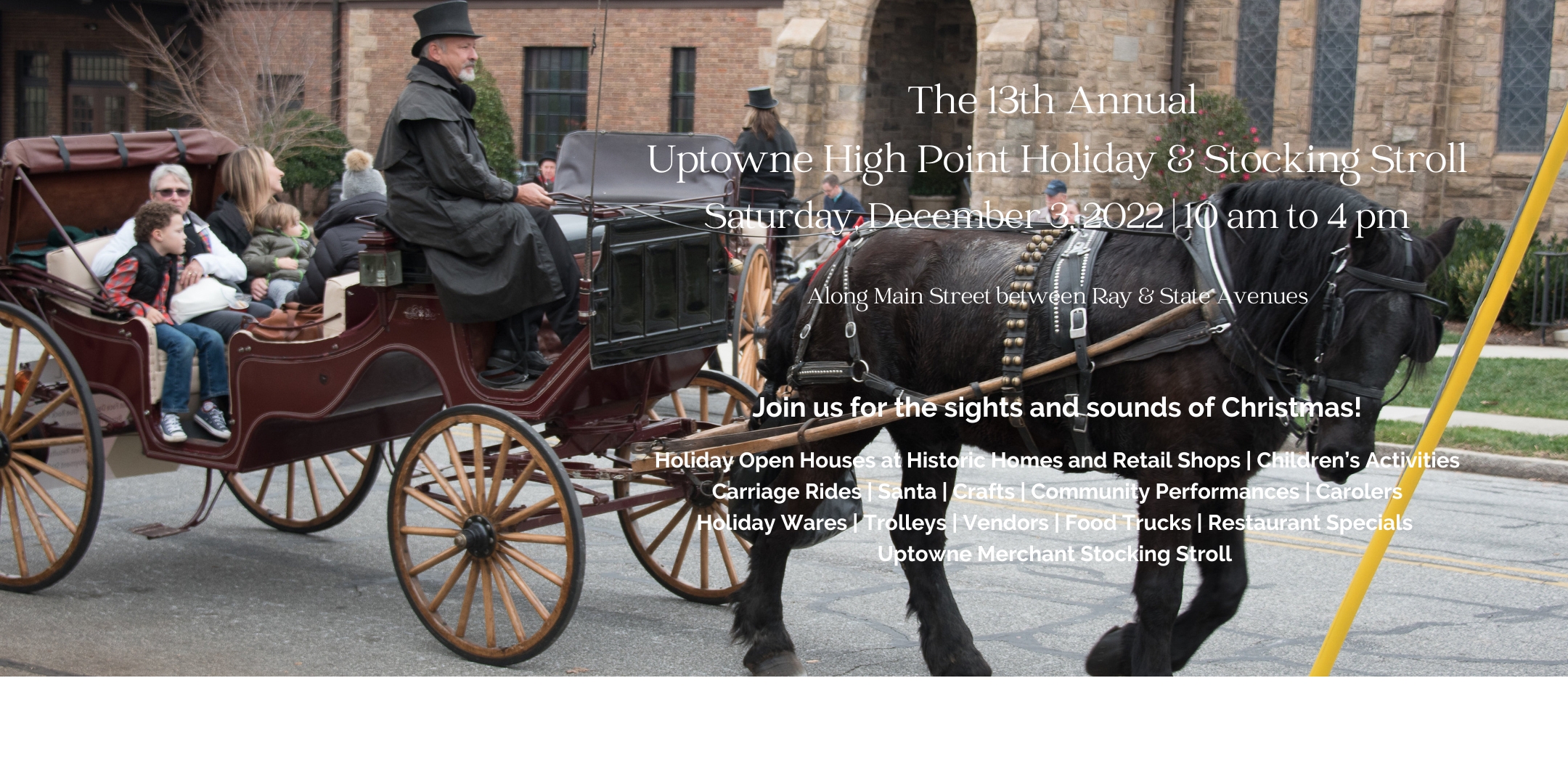 Holiday Stroll Carriage Ride