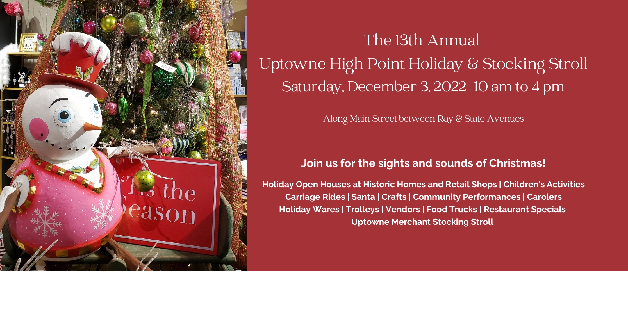 13th Annual Uptowne Holiday Stroll cover image