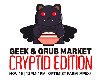 2026 Apex Geek and Grub Market (Cryptid Edition)