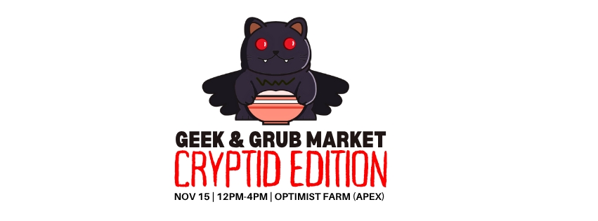 2026 Apex Geek and Grub Market (Cryptid Edition)
