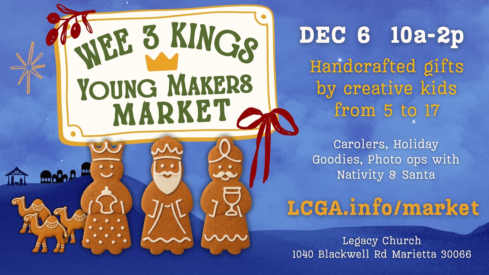 Wee 3 Kings Young Maker's Market