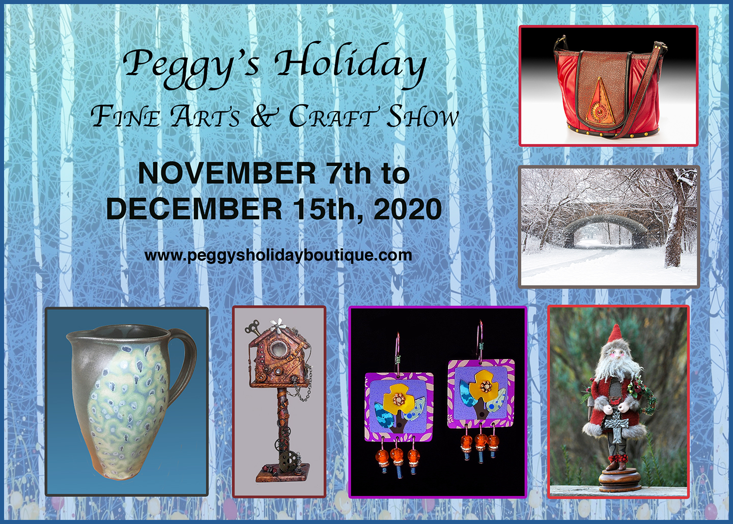 Peggy's Holiday Virtual Fine Art/Fine Craft Show cover image