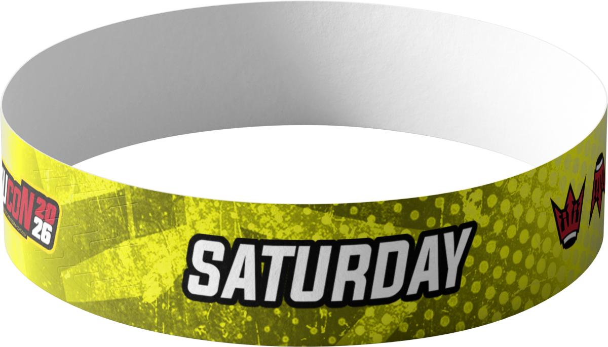 Saturday Single Day Wristband cover picture