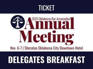 Delegates Breakfast cover picture