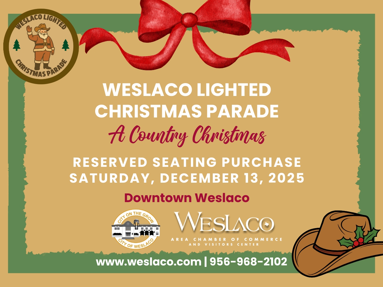 Weslaco Lighted Christmas Parade - Reserved Seat cover picture