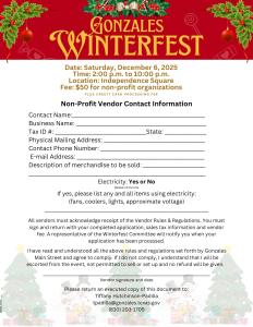 Non Profit  Vendor Application