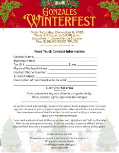 Food Truck  Application 30amp or 50amp