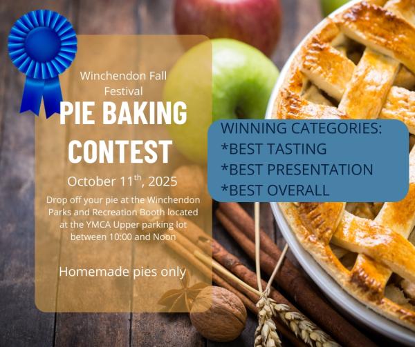 Winchendon Fall Festival Pie Baking Contest