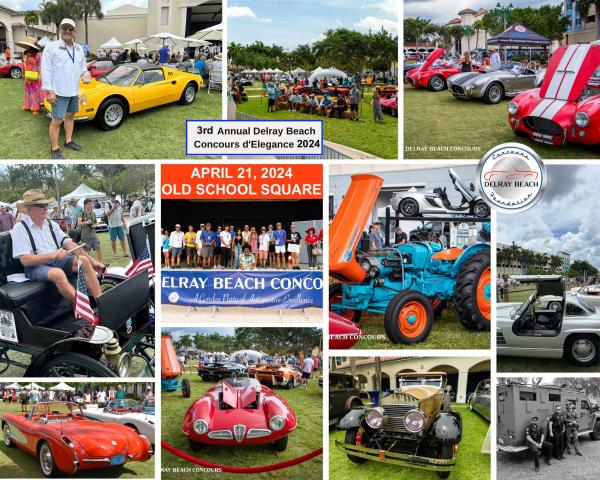 3rd Annual Delray Beach Concours d'Elegance - April 21, 2024
