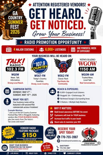 RADIO BROADCAST OPPORTUNITY