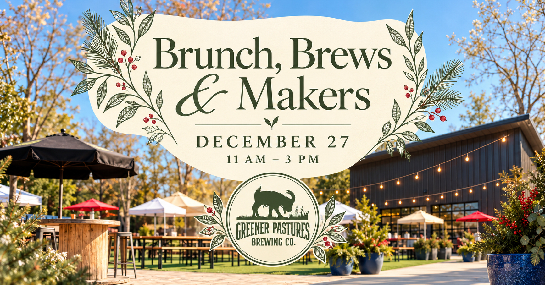 Brunch, Brews & Makers Market - Dec 27