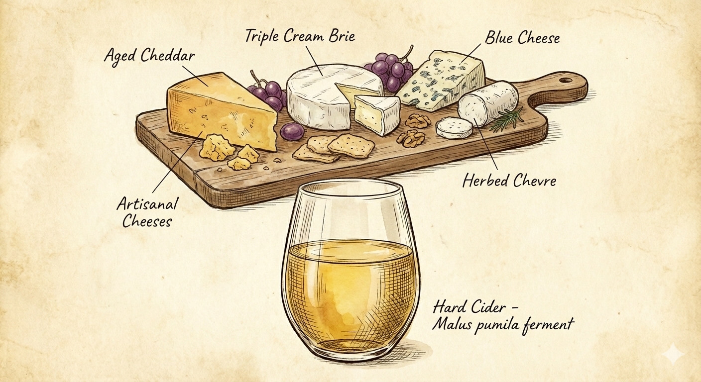"The Bloom & The Board" - Cider and Cheese Pairing cover picture