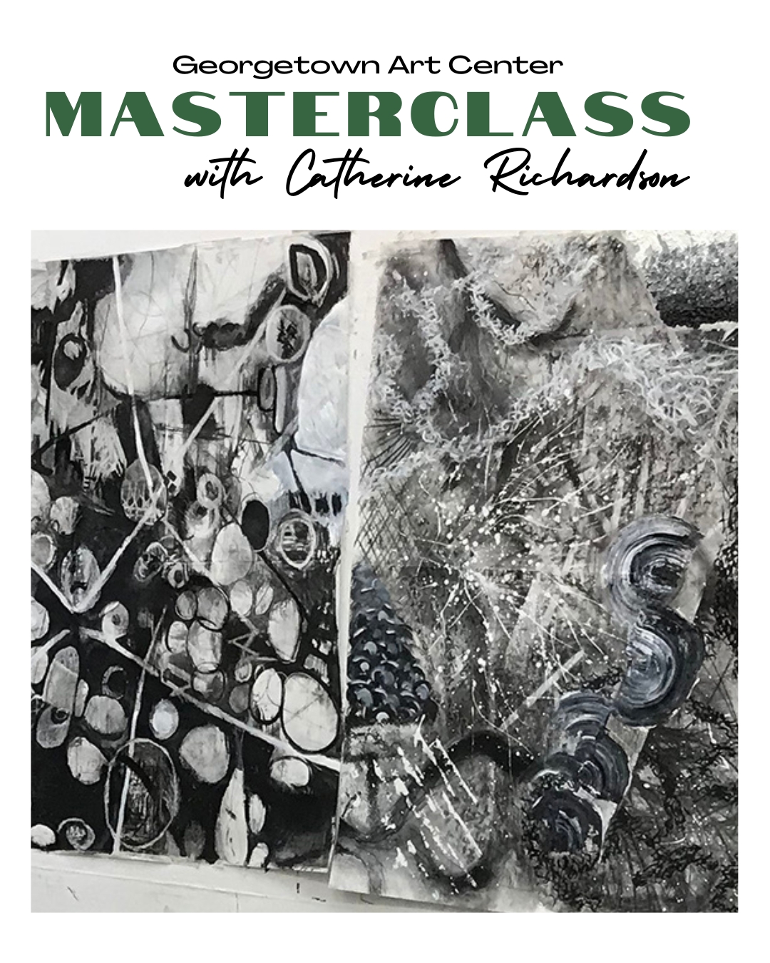 Members Only: Mark Making Masterclass with featured GAC exhibit artist Catherine Richardson cover picture