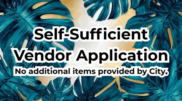 Self Sufficient- Craft/Art/Non-Concessions Vendor