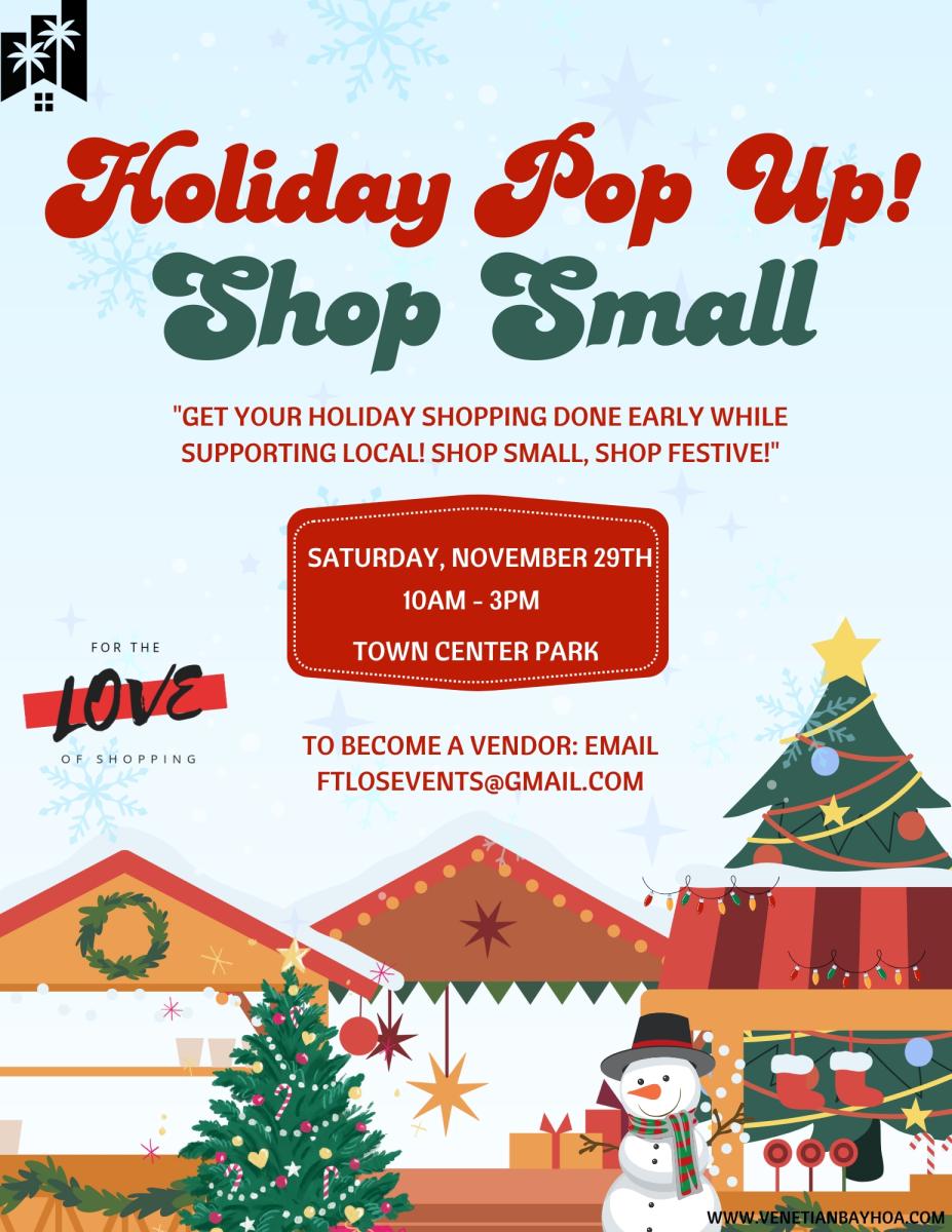 Holiday Pop-Up at Venetian Bay