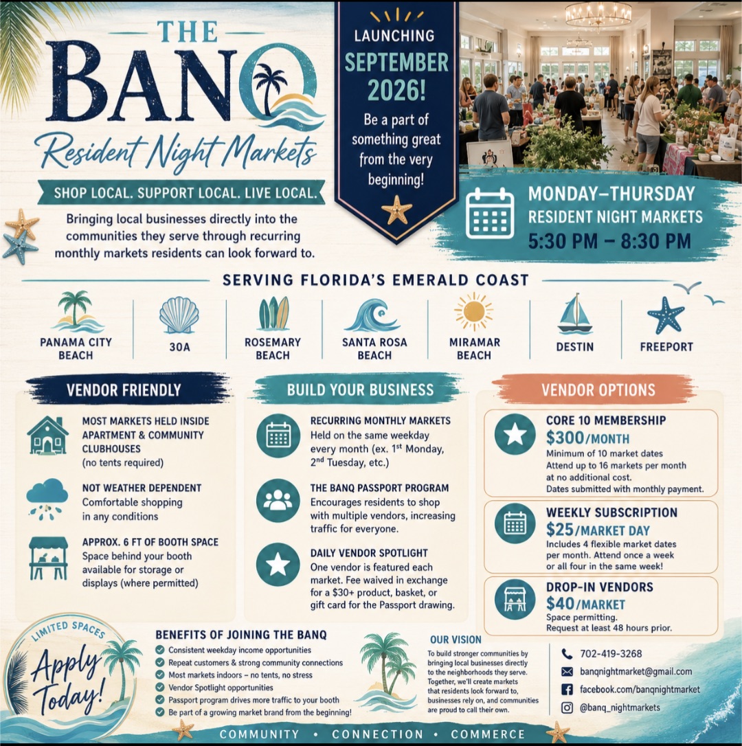 The Banq Night Markets-Vendor Sign Up