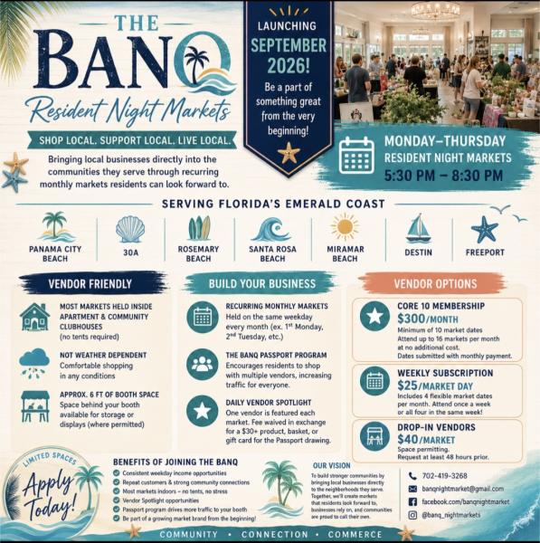 The Banq Night Markets-Vendor Sign Up