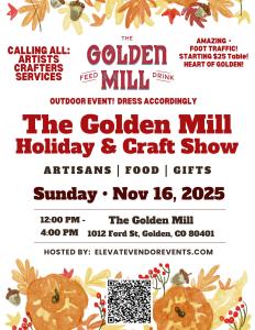 The Golden Mill Holiday & Craft Show