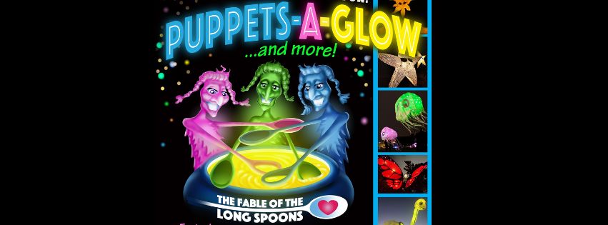 Puppets-A-Glow! Art Garden KC Glow Market