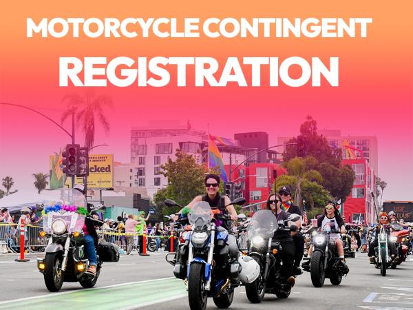 2026 Pride Parade Contingent Registration - Motorcyle