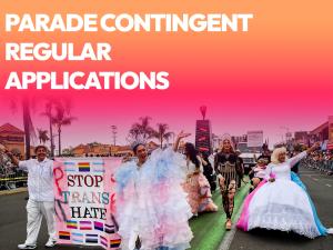 2026 Pride Parade Contingent Registration - Regular Registration