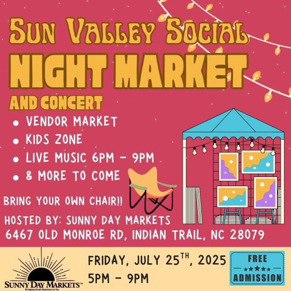 Sun Valley Social Night Market & Concert (Aug 22nd)